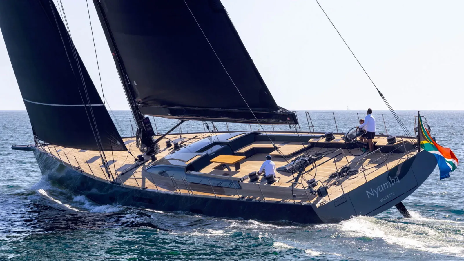 Nyumba Sailing Yacht by Southern Wind Shipyard . Guide by Baldo Realty Group for the Cannes Yachting Festival