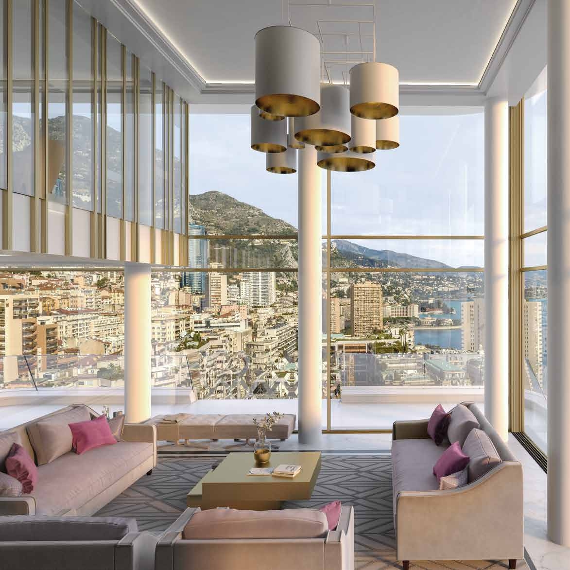 The Penthouse of the 26 Carré d'Or Residence in Monte-Carlo Monaco. Built by Group Segond