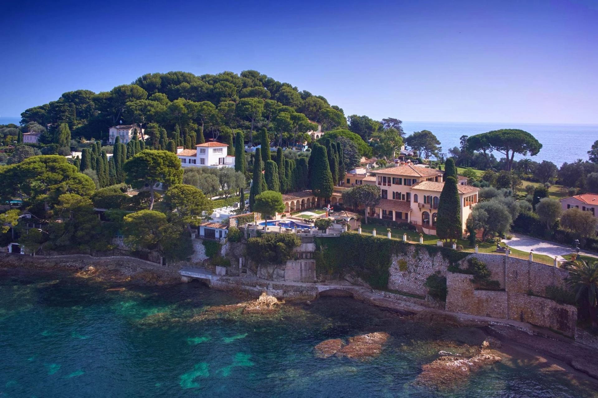 A photo of a villa in Saint Jean Cap Ferrat on the Mediterranean Sea