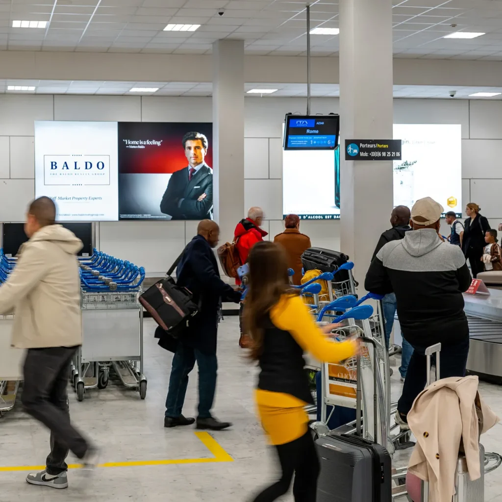 BALDO REALTY GROUP ЗАПУСКАЕТ НОВУЮ РЕКЛАМНУЮ КАМПАНИЮ В ТЕРМИНАЛЕ 1 АЭРОПОРТА NICE CÔTE D’AZUR
