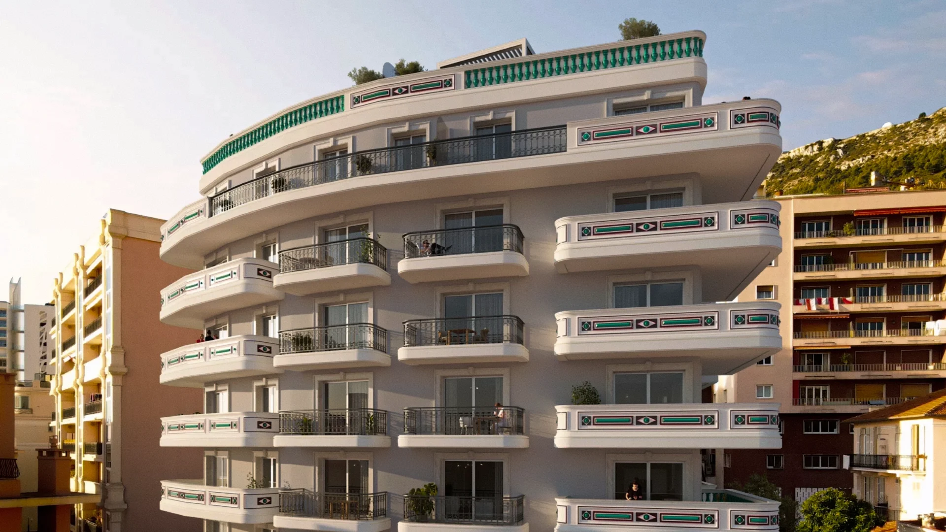 Трёхкомнатные апартаменты в Villa Ninetta Монако