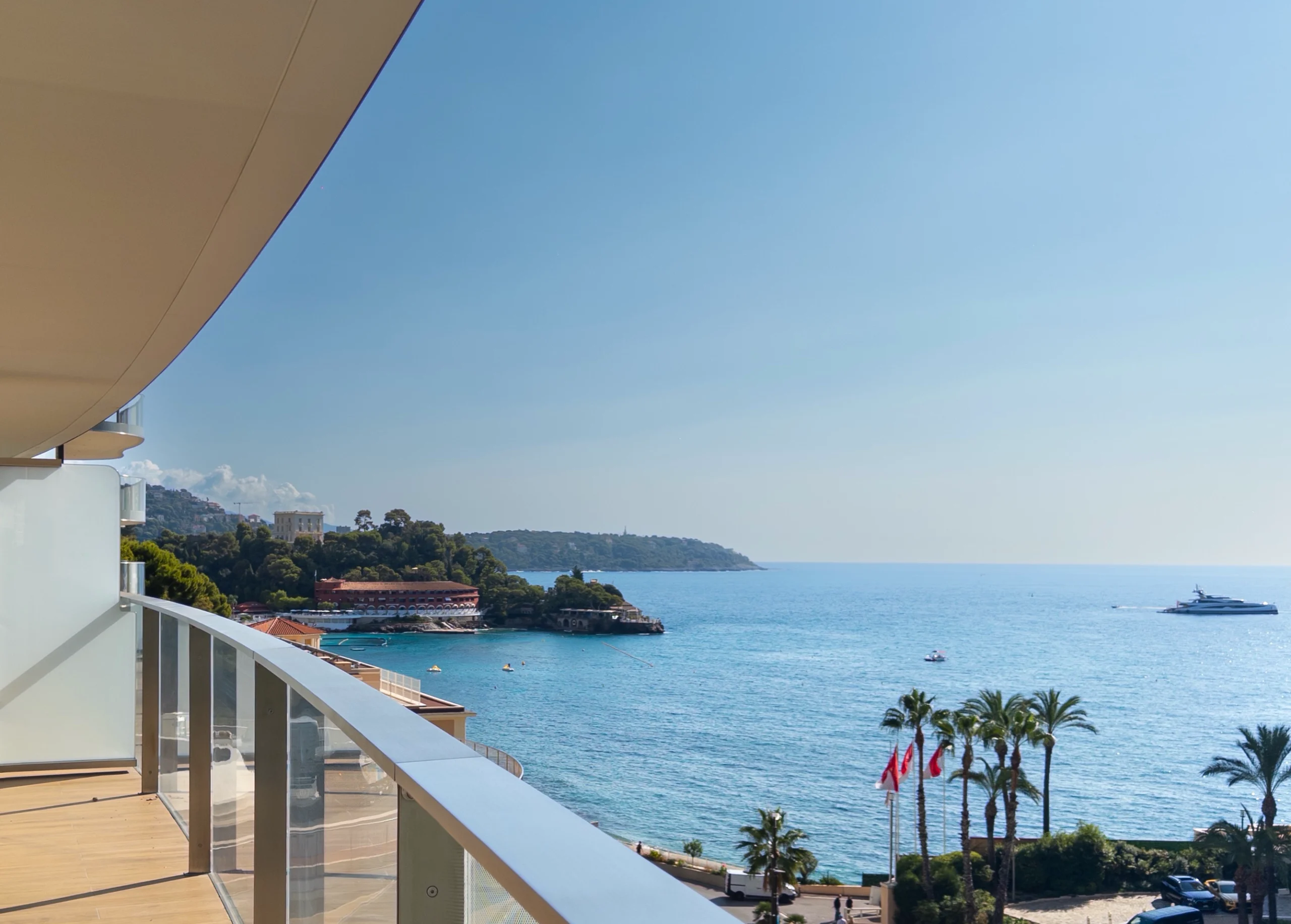 Bay House residence at the Larvotto in Monaco with a sea-view terrace
