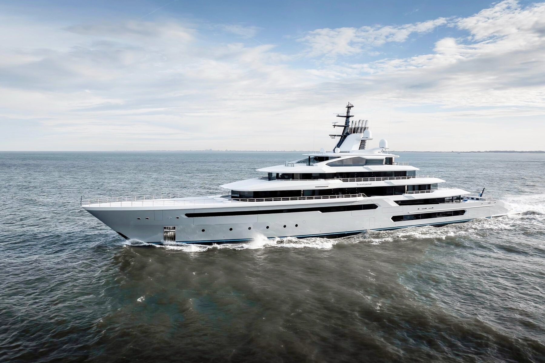Oceanco's 111-metre hybrid-electric superyacht Leviathan