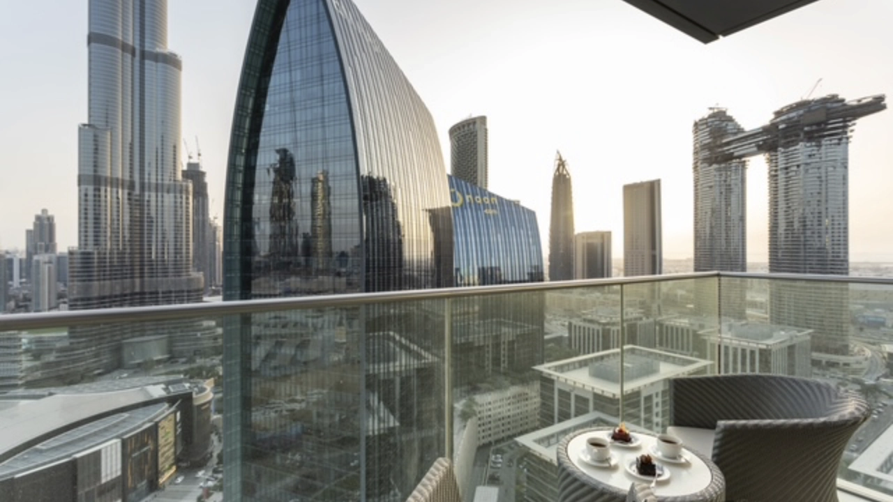 Exquise résidence dotée d&rsquo;une chambre avec vue sur le Burj Khalifa