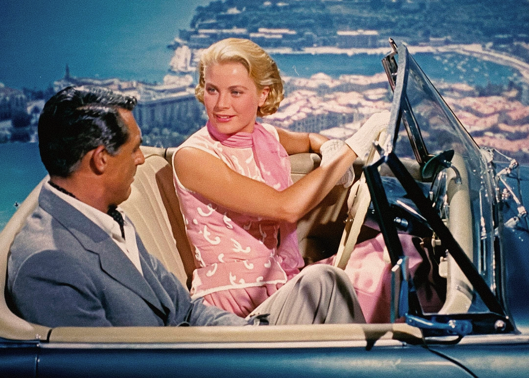 Grace Kelly and Cary Grant in a scene from To Catch a Thief