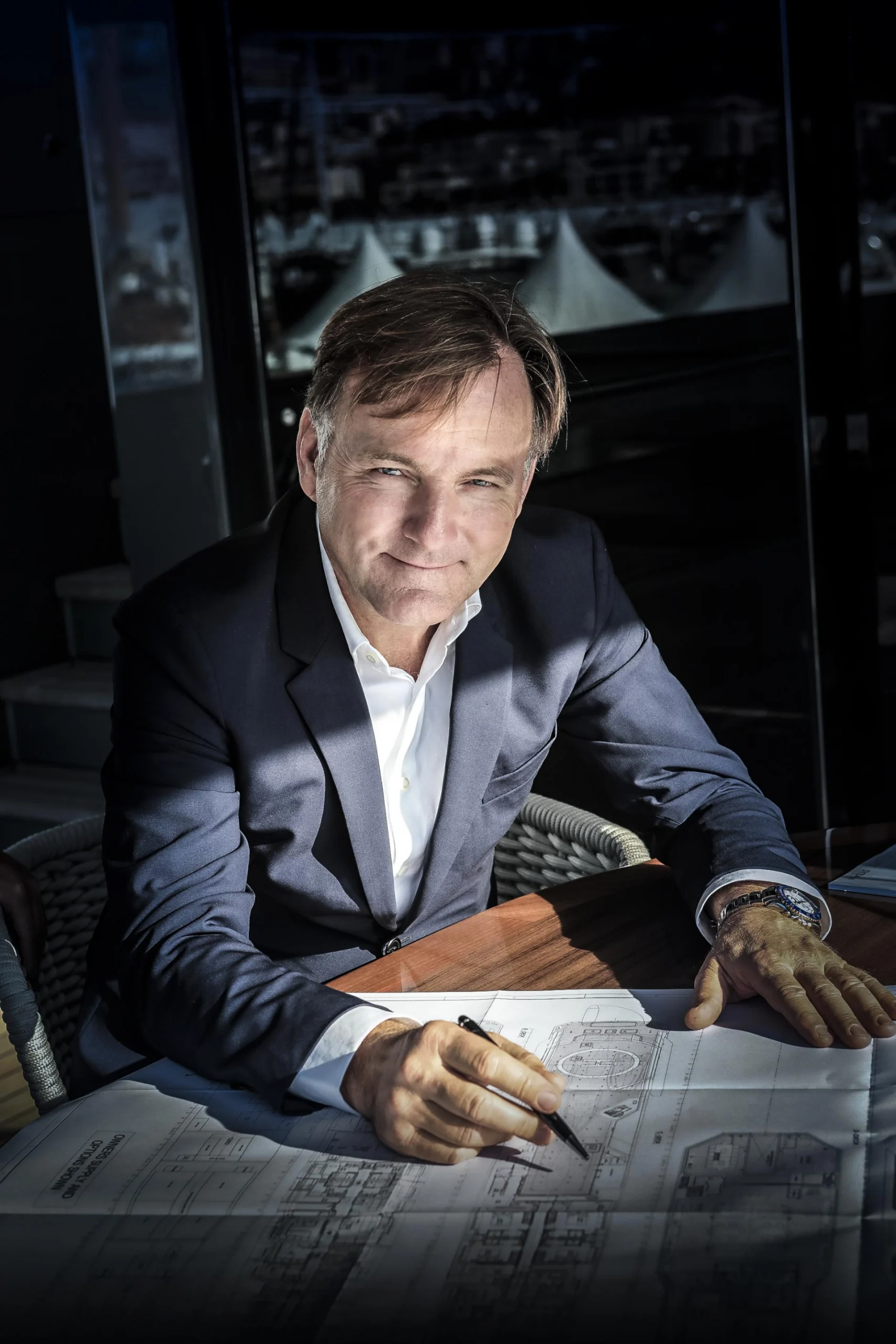 Naval architect Espen Øino, designer of Ulyssia
