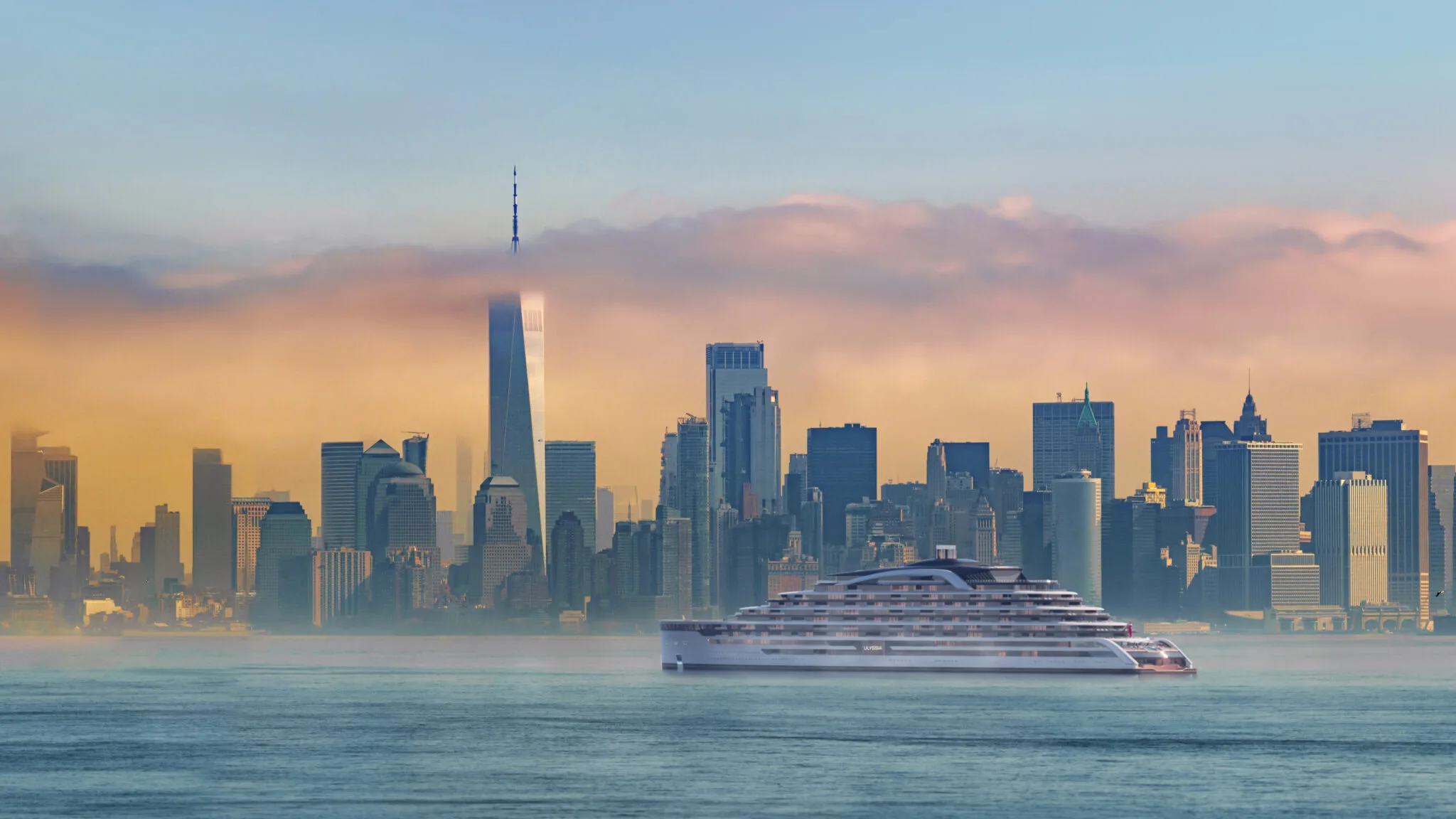 Ulyssia off the New York skyline